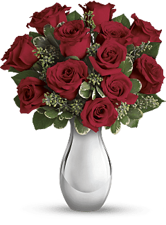 True Romance Red Rose Bouquet