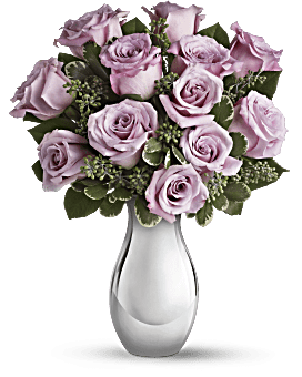 Bouquet Roses et clair de lune de Teleflora