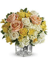 Alstroemeria and Roses bouquet