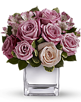Décoration de fleurs rose Rendezvous Bouquet de Teleflora