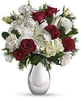 Teleflora's Silver Noel Bouquet Bouquet