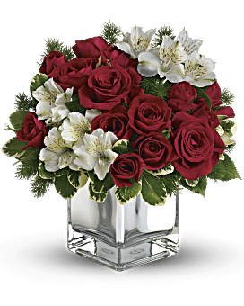 Teleflora's Christmas Blush Bouquet Flower Arrangement