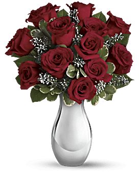 Red , Roses , Winter Grace Bouquet , Same Day Flower Delivery , Teleflora Flowers Near Me