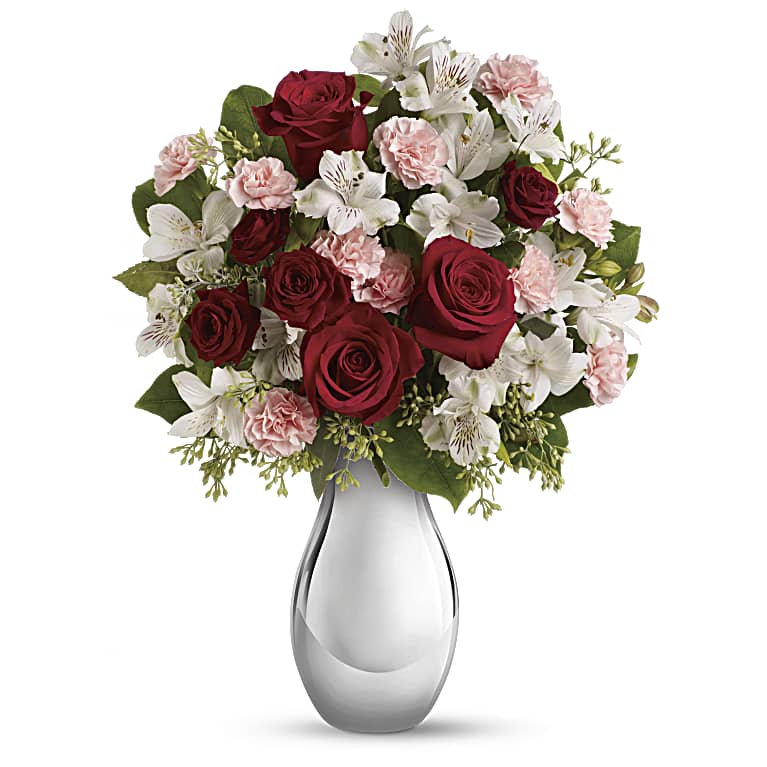 Crazy for You Bouquet with Red Roses