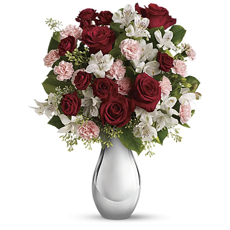 Crazy for You Bouquet with Red Roses
