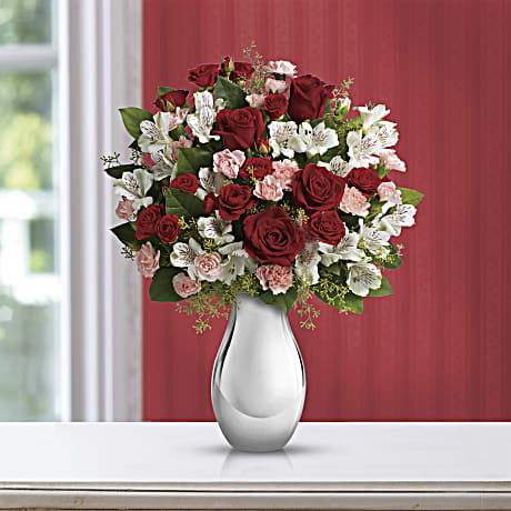 Teleflora's Crazy for You Bouquet with Red Roses - Teleflora
