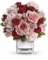 Teleflora's Love That Pink Bouquet with Roses
