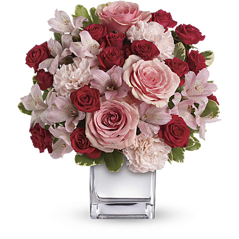 Love That Pink Bouquet with Roses