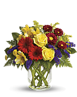Multi-Colored , Mixed Bouquets , Garden Parade , Same Day Flower Delivery By Teleflora