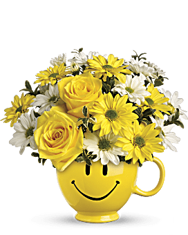 Birthday Flower Bouquet Of Roses & Daisy Spray Delivered By Local Florist Near Me.