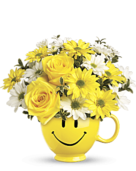 Teleflora's Be Happy® Bouquet with Roses Bouquet