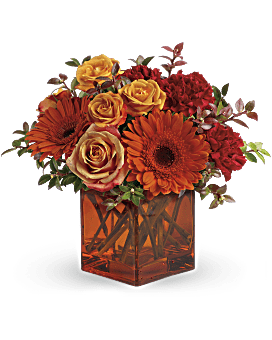 Teleflora's Sunrise Sunset Flower Arrangement