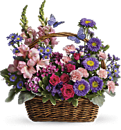 Country Basket Blooms Flowers