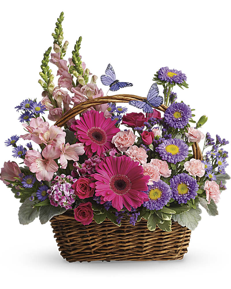 Teleflora's Secret Garden Basket #PL8TA • Canada Flowers