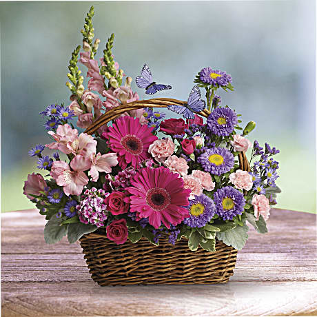 Country Basket Blooms Teleflora