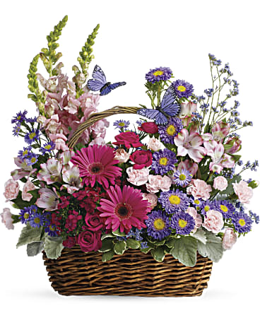 Country Basket Blooms Teleflora