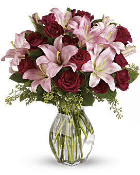 Red , Mixed Bouquets , Lavish Love Bouquet With Long Stemmed Red Roses , Same Day Flower Delivery By Teleflora