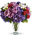 Teleflora's Rhapsody in Purple Flowers