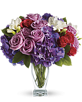 Teleflora's Rhapsody in Purple Bouquet