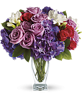 Teleflora's Rhapsody in Purple Bouquet