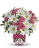 Teleflora's Polka Dots and Posies