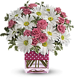 Teleflora's Polka Dots and Posies