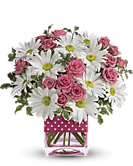 Teleflora's Polka Dots and Posies Bouquet