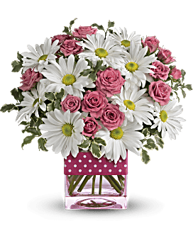 Teleflora's Polka Dots and Posies Bouquet