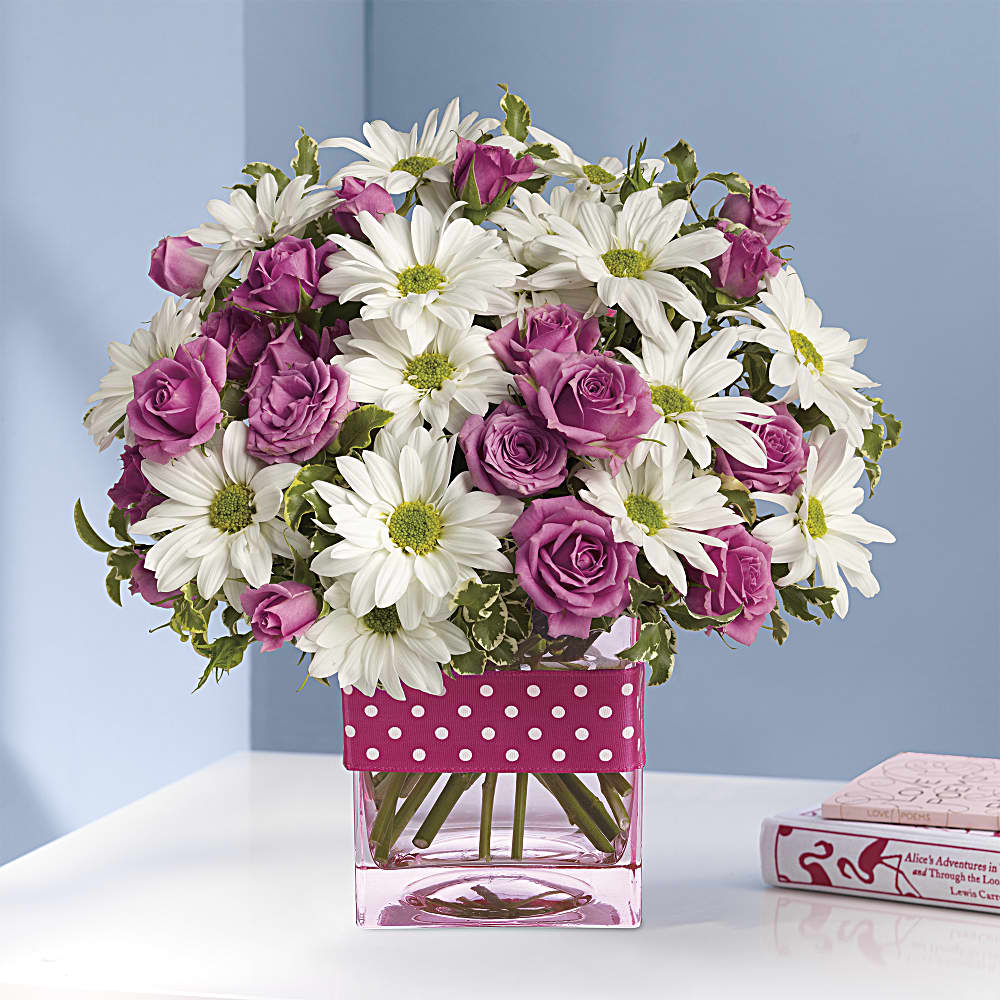 Teleflora S Polka Dots And Posies Bouquet Teleflora