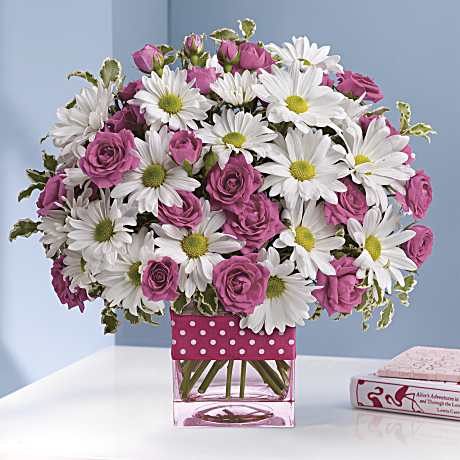 Teleflora's Polka Dots and Posies Bouquet - Teleflora
