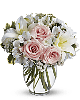 Flower Delivery By Teleflora, Pink Roses, Mother's Day Flower Delivery By Teleflora