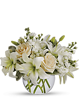 Flower Delivery By Teleflora, White, Mixed Bouquets, Isle Of White, Teleflora Flowers Near Me