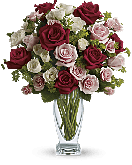 Red , Cupid's Creation With Red Roses , Same Day Flower Delivery By Teleflora