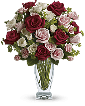 Cupid's Creation with Red Roses by Teleflora