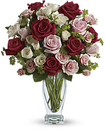 Bouquet Création de cupidon avec roses rouges de Teleflora | Teleflora