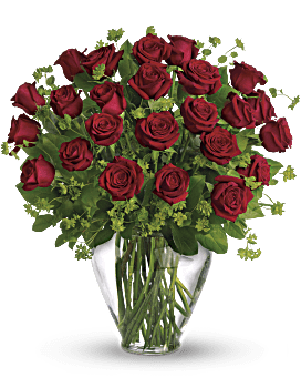 Mon parfait amour – Bouquet de roses rouges à longues tiges