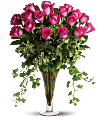 Dreaming in Pink - Long Stemmed Pink Roses Flowers