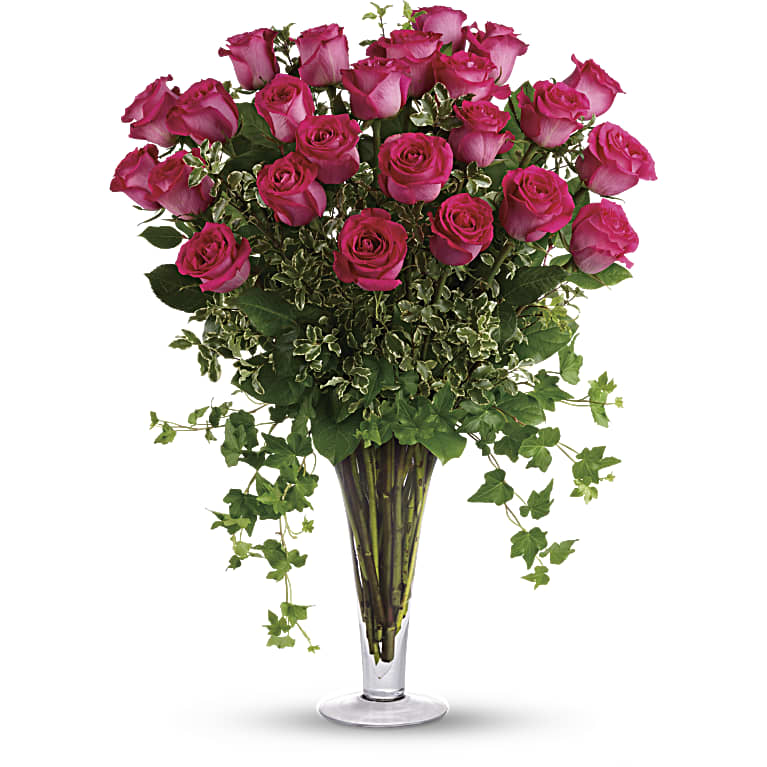 Dreaming in Pink - Long Stemmed Pink Roses