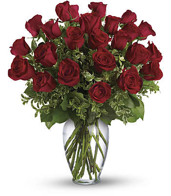 Always on My Mind - Long Stemmed Red Roses Flowers