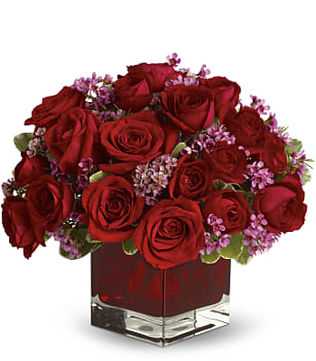 Never Let Go by Teleflora - 18 Red Roses Flowers