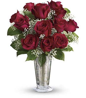 Teleflora's Kiss of the Rose Flowers