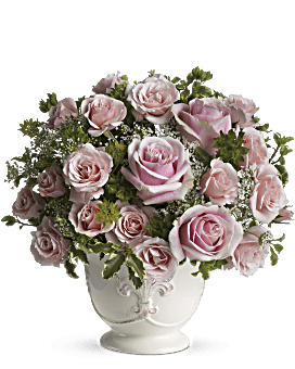 Pink , Parisian Pinks With Roses Bouquet , Same Day Flower Delivery By Teleflora