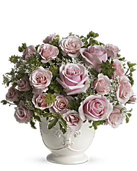 Teleflora's Parisian Pinks with Roses Flower Arrangement