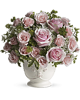 Arrangement floral Roses roses parisiennes de Teleflora