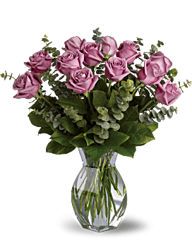 Lavender Wishes - Dozen Premium Lavender Roses Bouquet