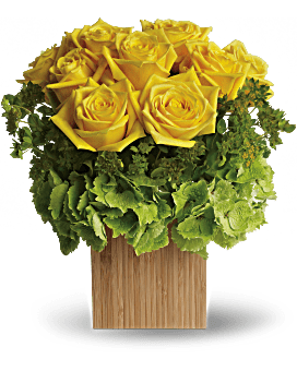 Teleflora's Box of Sunshine Flower Arrangement