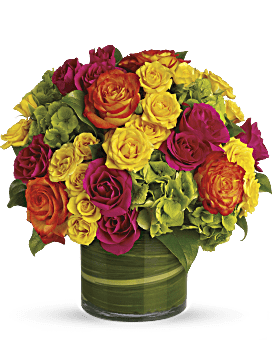 Multi-Colored, Mixed Bouquets, Blossoms In Vogue,  Flower Delivery By Teleflora