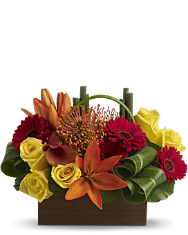 Teleflora's Bamboo Getaway Flower Arrangement