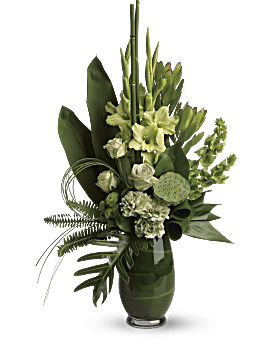 Green , Roses , Limelight Bouquet , Same Day Flower Delivery By Teleflora