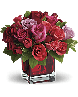 Bouquet Tomber en amour avec roses rouges de Teleflora